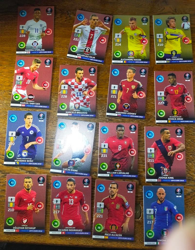 Voetbalplaatjes Road to UEFA EURO 2016, Ophalen of Verzenden