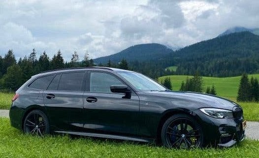 BMW 330XD MSPORT EURO6 AUT VOLL LEER LASER PANO HUD H&K AHK, Automaat, 15 km/l, 1800 kg, Zwart