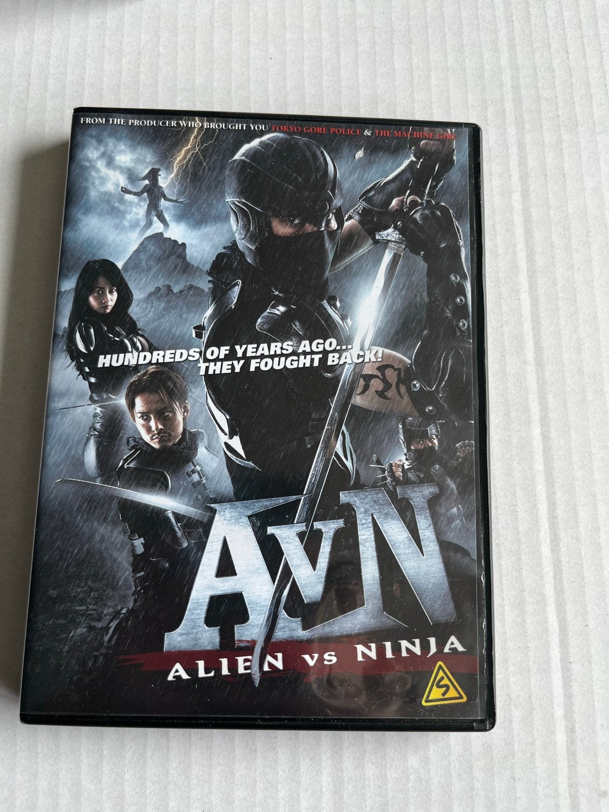 Alien vs Ninja DVD, Vanaf 16 jaar, Ophalen of Verzenden, Gebruikt, Actiethriller