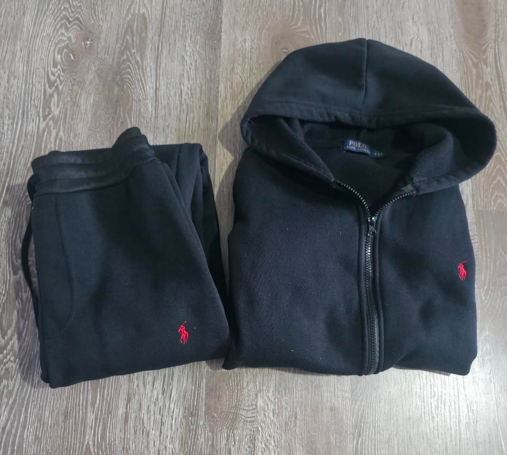 Ralph Lauren trainingspak zwart M, Ophalen of Verzenden, Zo goed als nieuw, Zwart