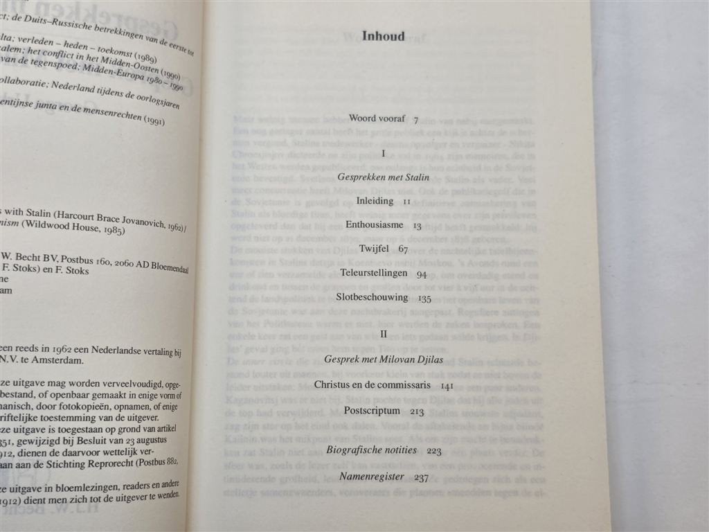 Gesprekken met Stalin — Milovan Djilas Memoires, Ophalen of Verzenden, Gelezen
