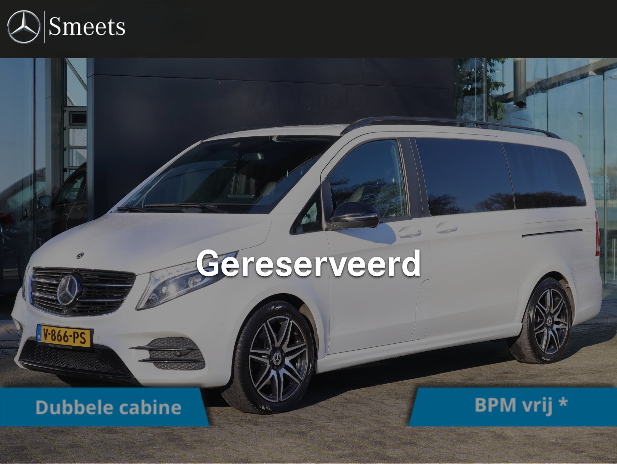 Mercedes-Benz V-klasse 250d DC AMG AVANTGARDE DISTRONIC, 12 maanden, 2500 kg, Wit, Bedrijf