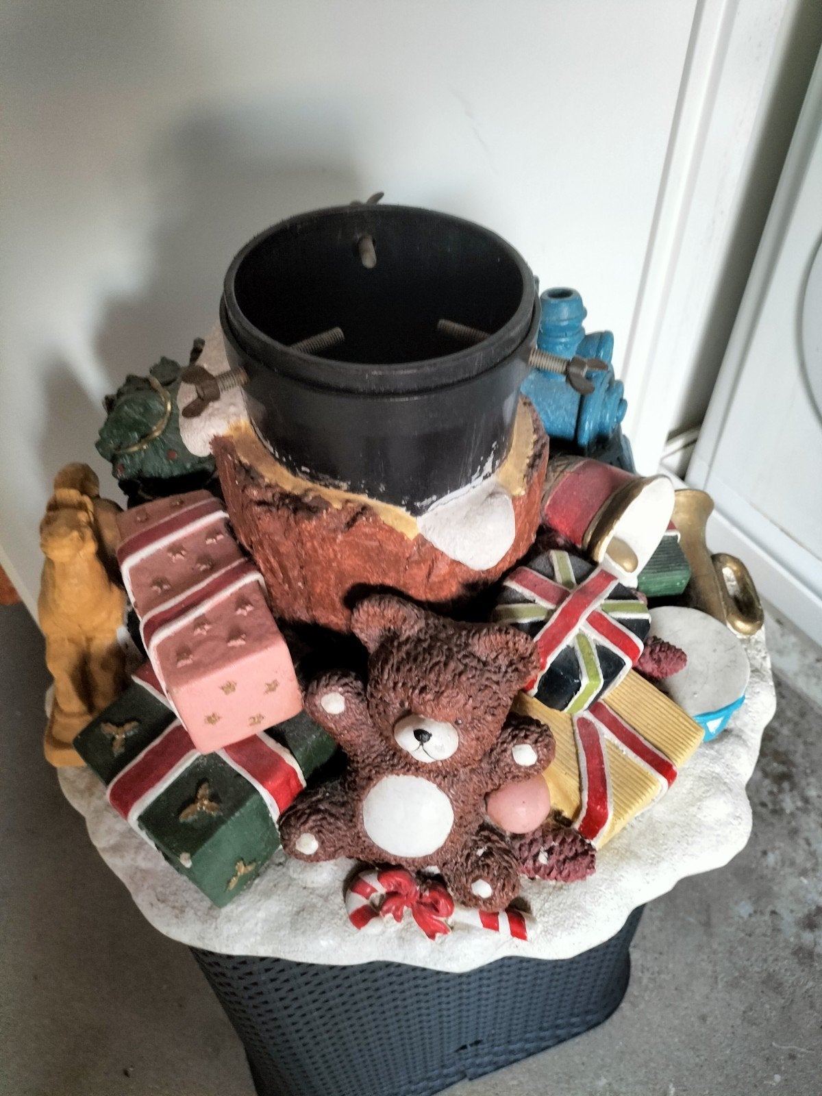 kerstboomstandaard, Ophalen
