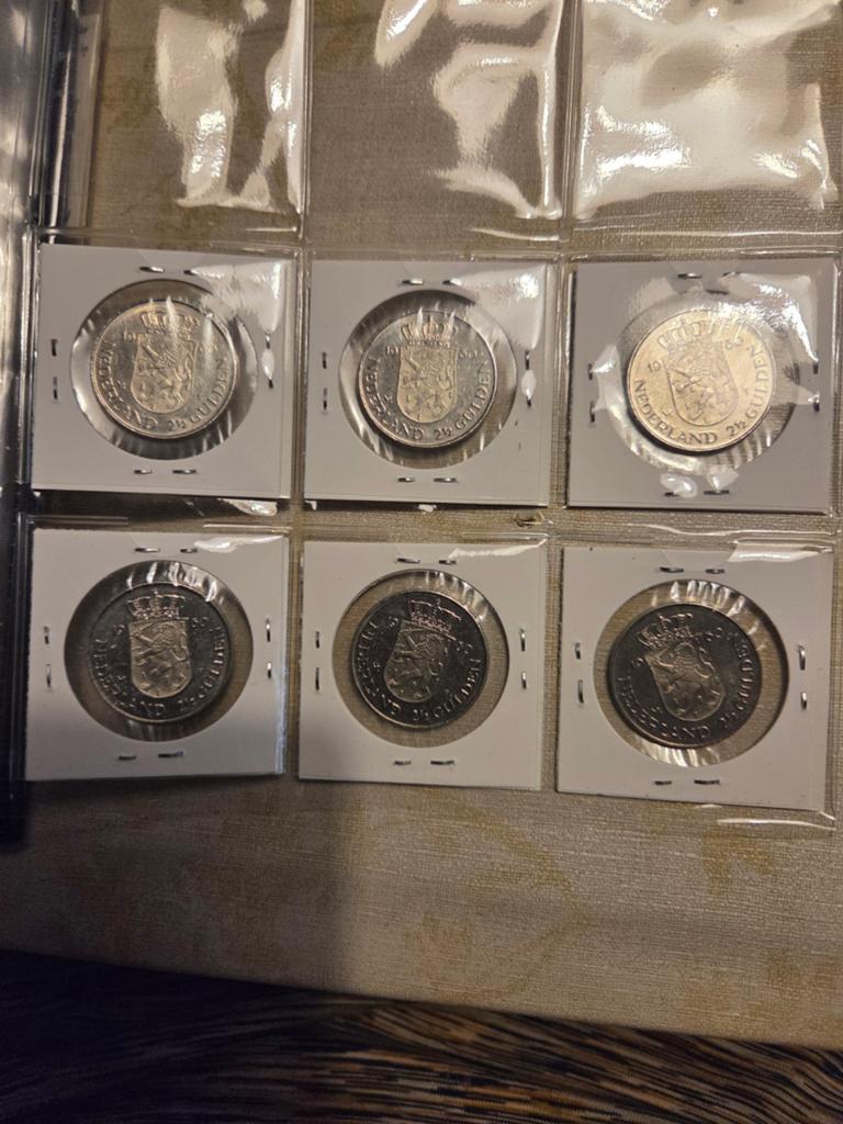 Verzameling Nederlandse 21/2, Guldens (2½ gulden), Ophalen of Verzenden, Koningin Beatrix