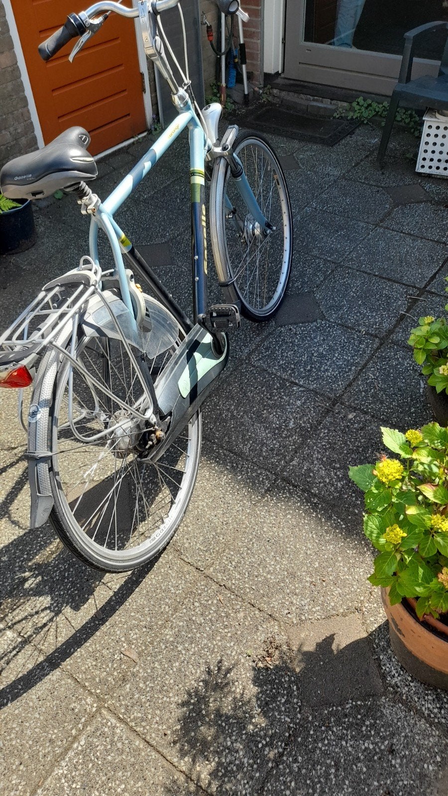 Gazelle Orange herenfiets, framemaat 61, nagekeken, 61 tot 65 cm, Ophalen, Gebruikt, Gazelle