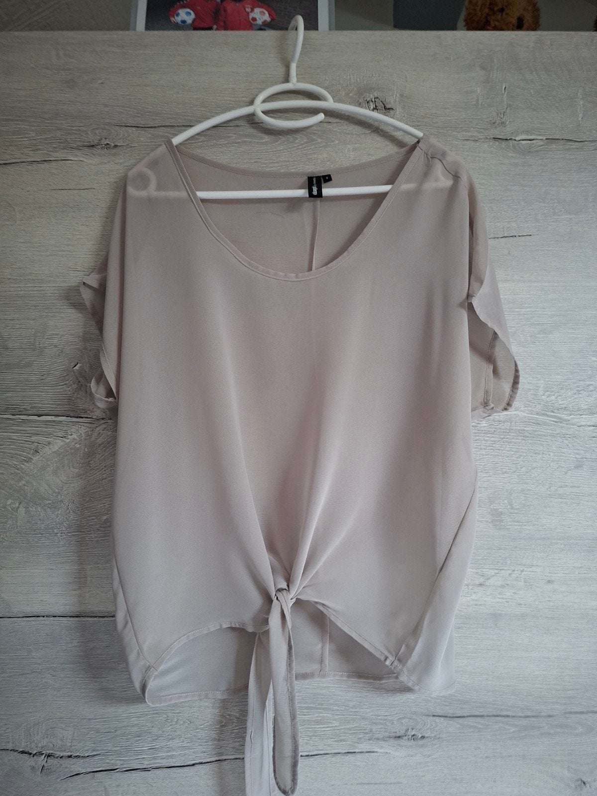 Shoeby blouse maat S, valt ruimer, Beige, Ophalen of Verzenden, Zo goed als nieuw, Shoeby
