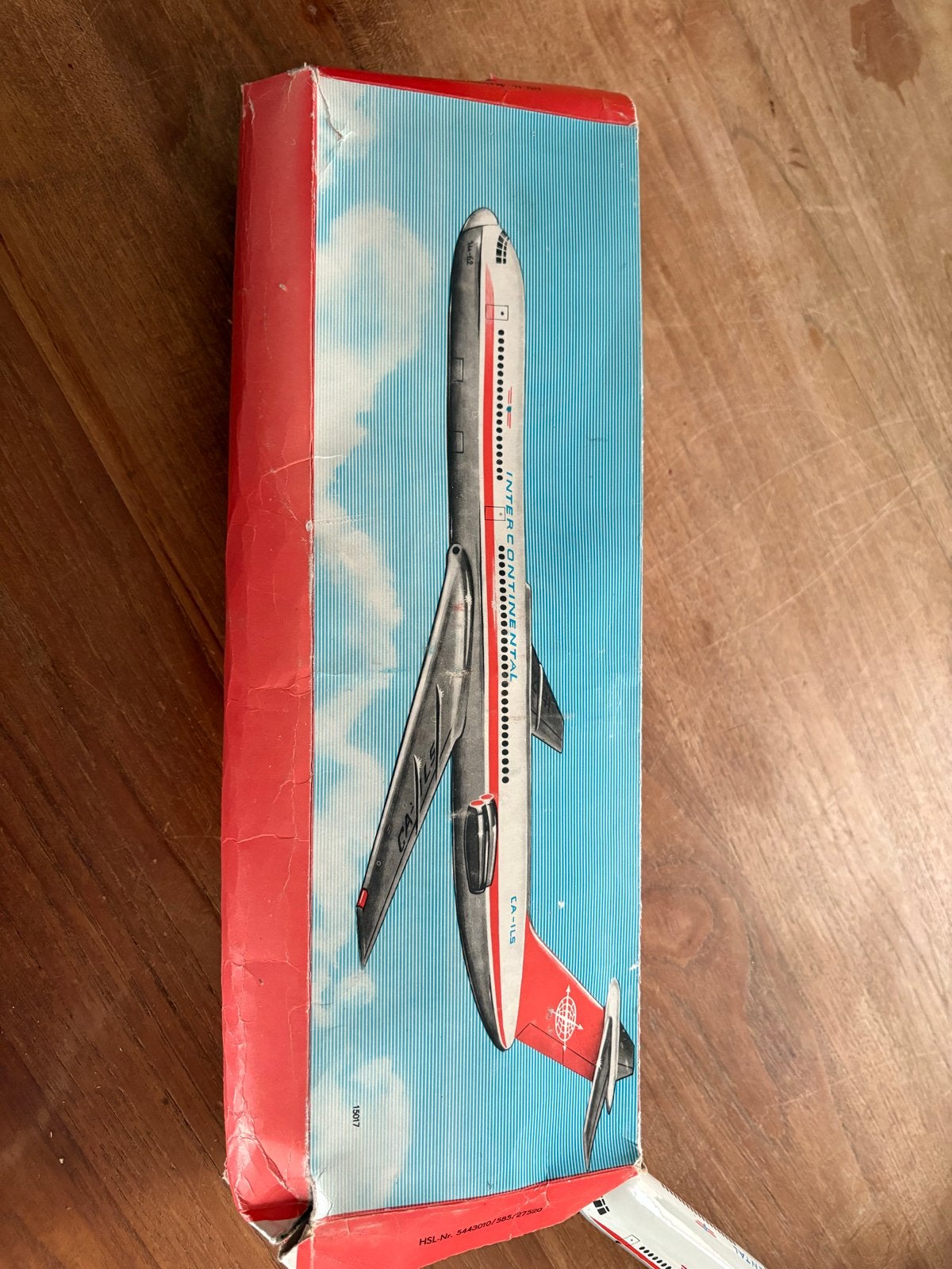 VEB Plasticart Intercontinental modelvliegtuig - IL-62, Gebruikt, Groter dan 1:72, Vliegtuig, Ophalen