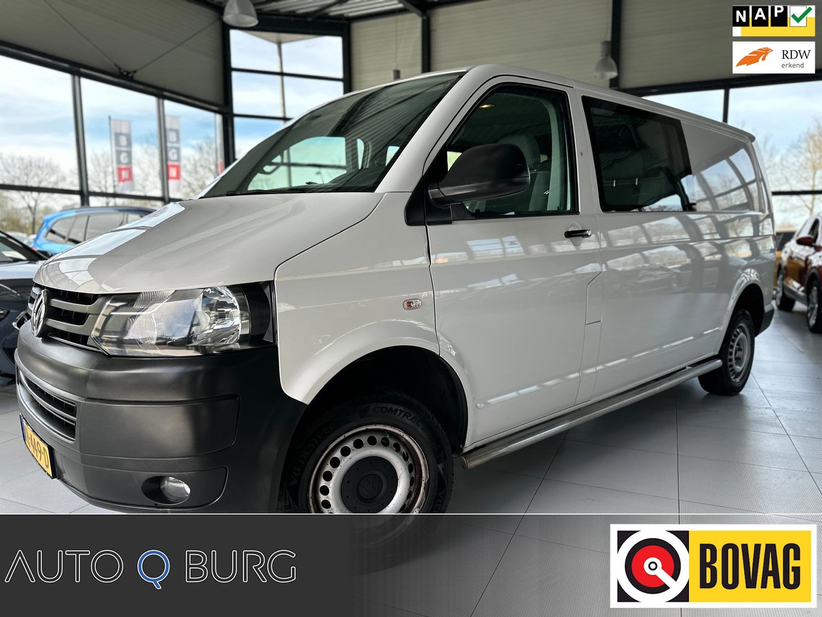 Volkswagen Transporter 2.0 L2H1 | 88000KM| ORG NL| NAP| CNG, Auto's, Voorwielaandrijving, Dealer onderhouden, Gebruikt, Euro 6