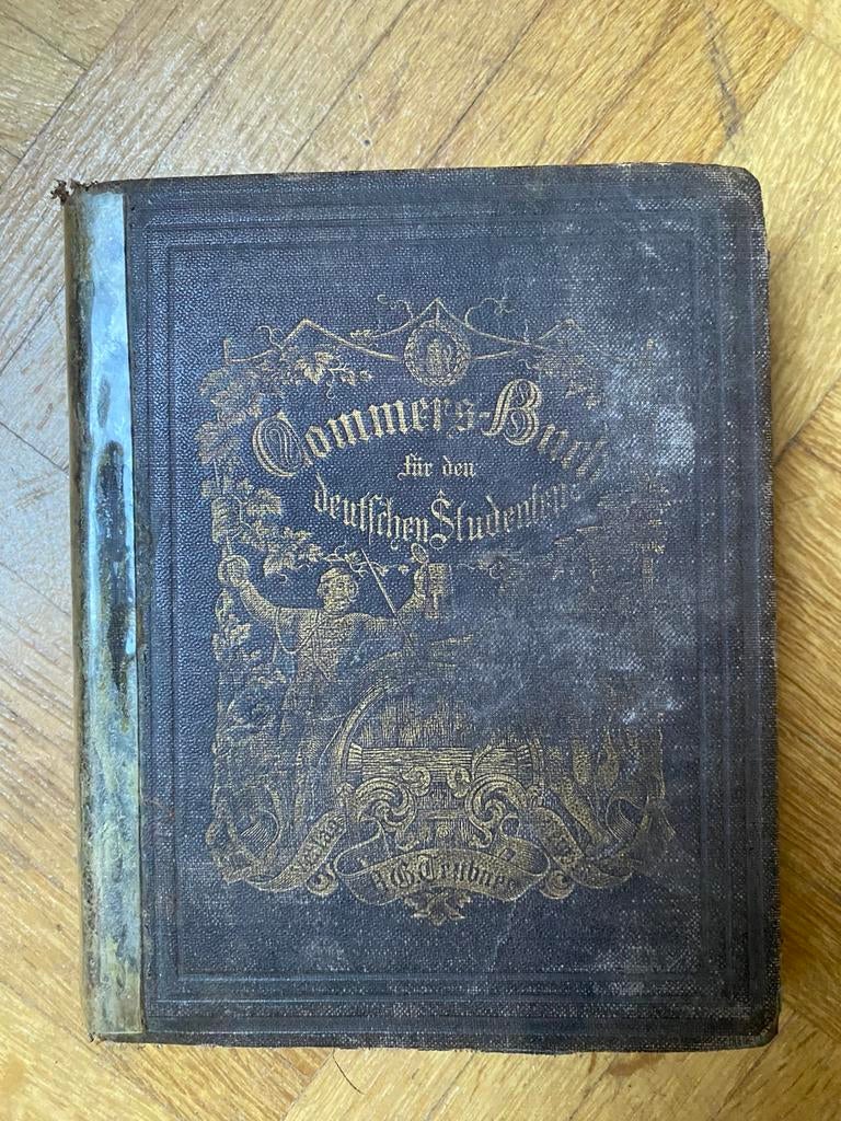 Commers-Buch für den Deutschen Studenten (1882), Ophalen of Verzenden, Les of Cursus, Klassiek