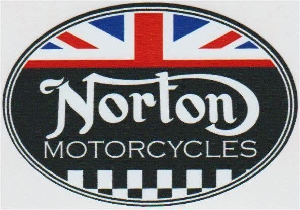 Norton Motorcycles sticker #1, Motoren, Verzenden