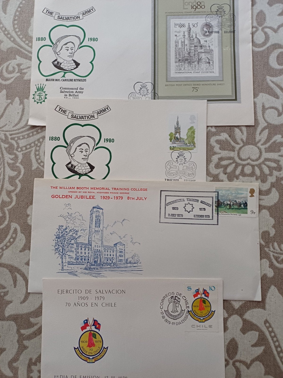 LEGER DES HEILS 7  FDC onbeschreven, Postzegels en Munten, Ophalen of Verzenden