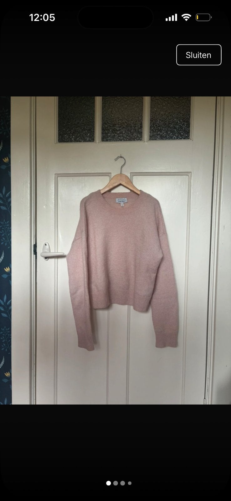 Lichtroze mohair trui & other stories, Kleding | Dames, Ophalen of Verzenden, Zo goed als nieuw, Maat 38/40 (M), Roze