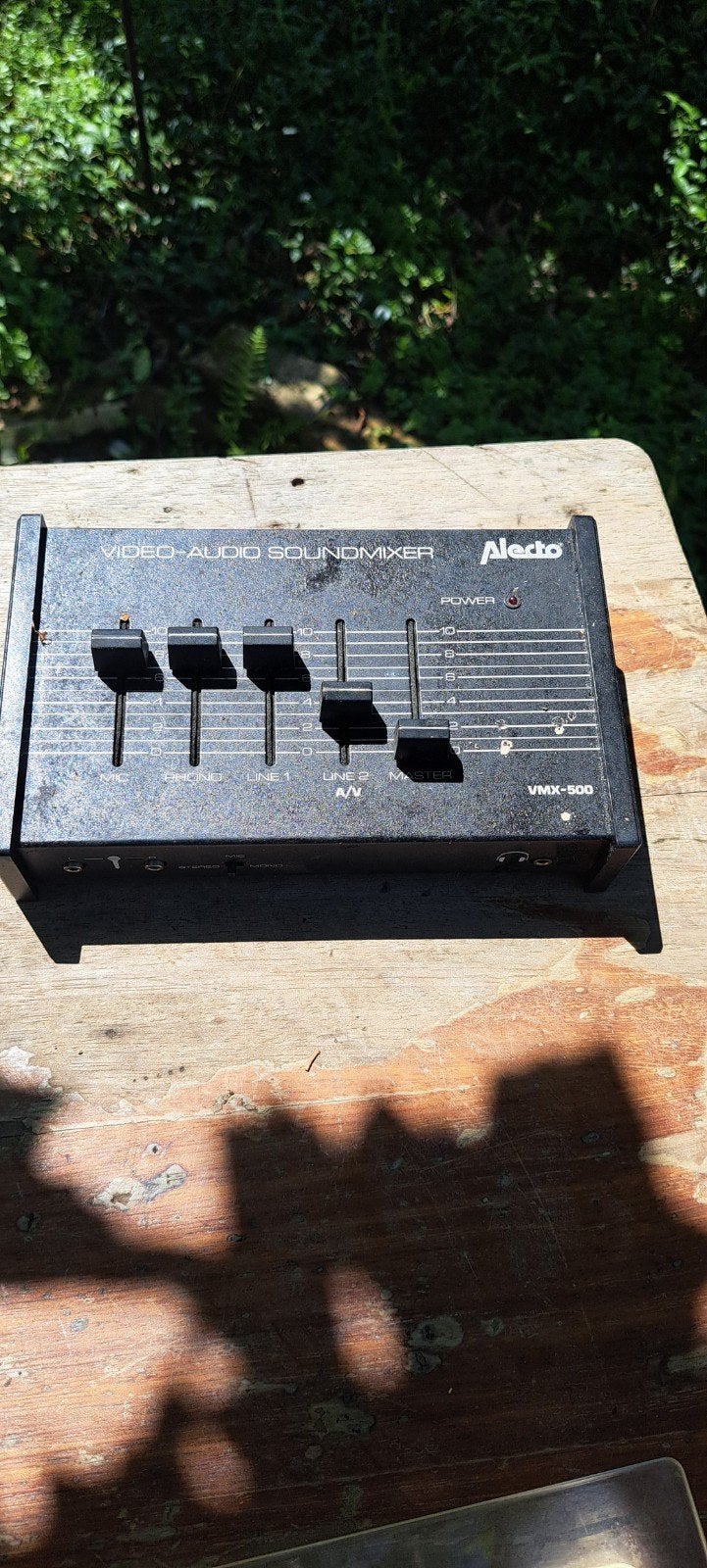 Alecto VMX-500 Video-Audio Soundmixer, Ophalen of Verzenden, Gebruikt, Minder dan 5 kanalen
