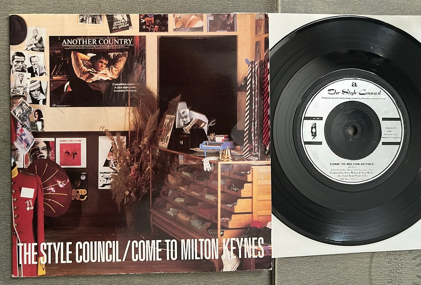 The Style Council - Come to Milton Keynes 7” UK 1985, 7 inch, Ophalen of Verzenden, Zo goed als nieuw, Pop