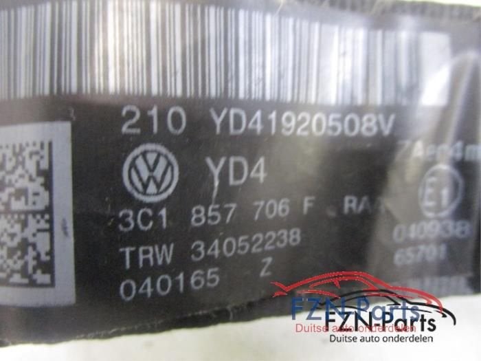 VW Passat B6 B7 Gordel Rechts Voor, Ophalen of Verzenden, Gebruikt