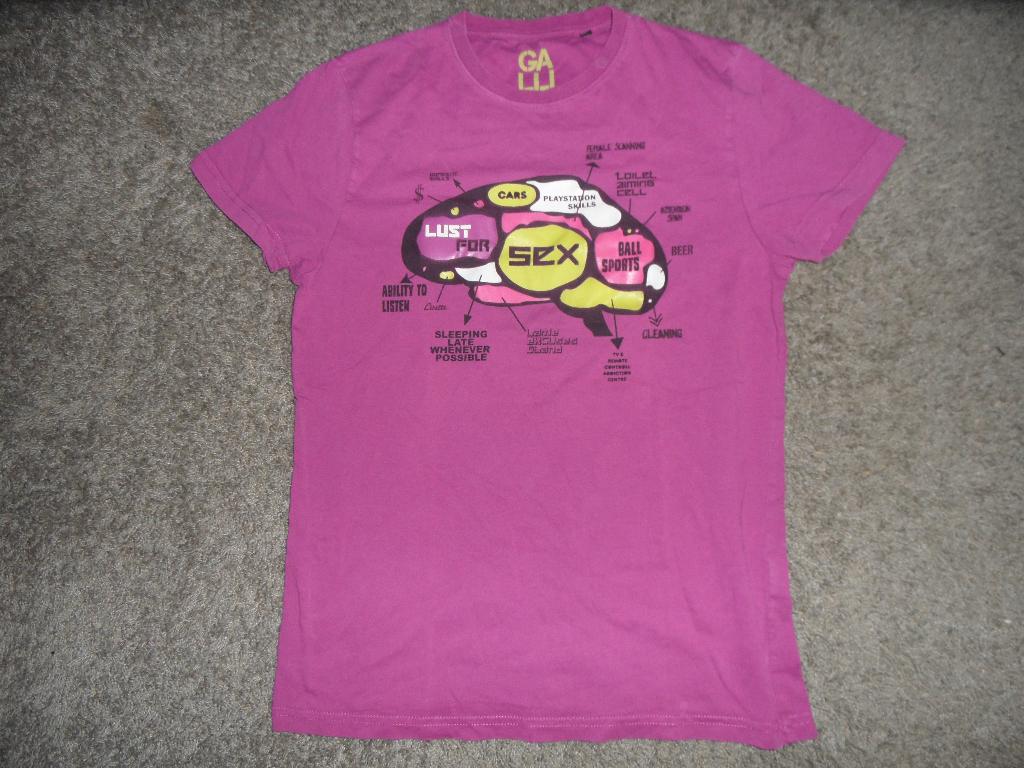 Leuk T-shirt met opvallende playstation console (maat S), Gallice, Paars, Ophalen of Verzenden, Zo goed als nieuw