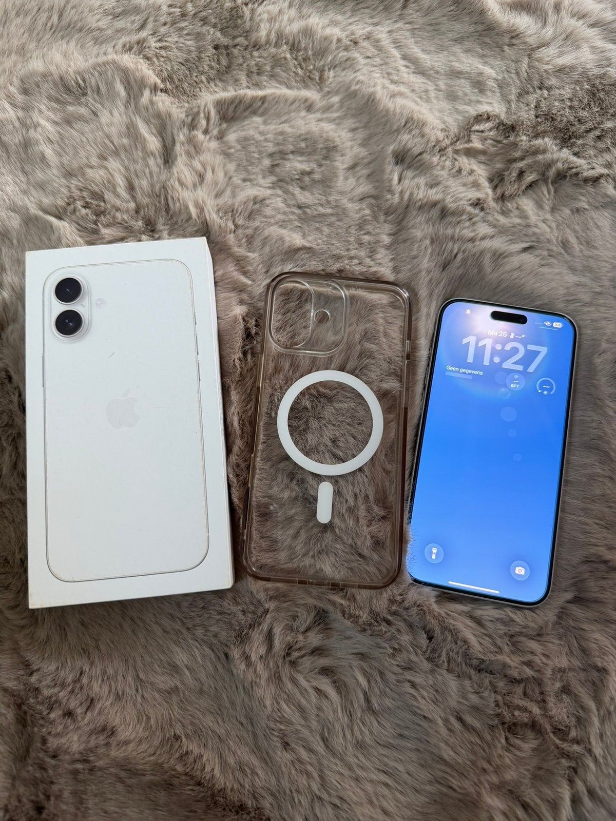 iPhone 16 Plus – 128GB – Zo goed als nieuw!, Ophalen of Verzenden, Zo goed als nieuw, Wit, 128 GB