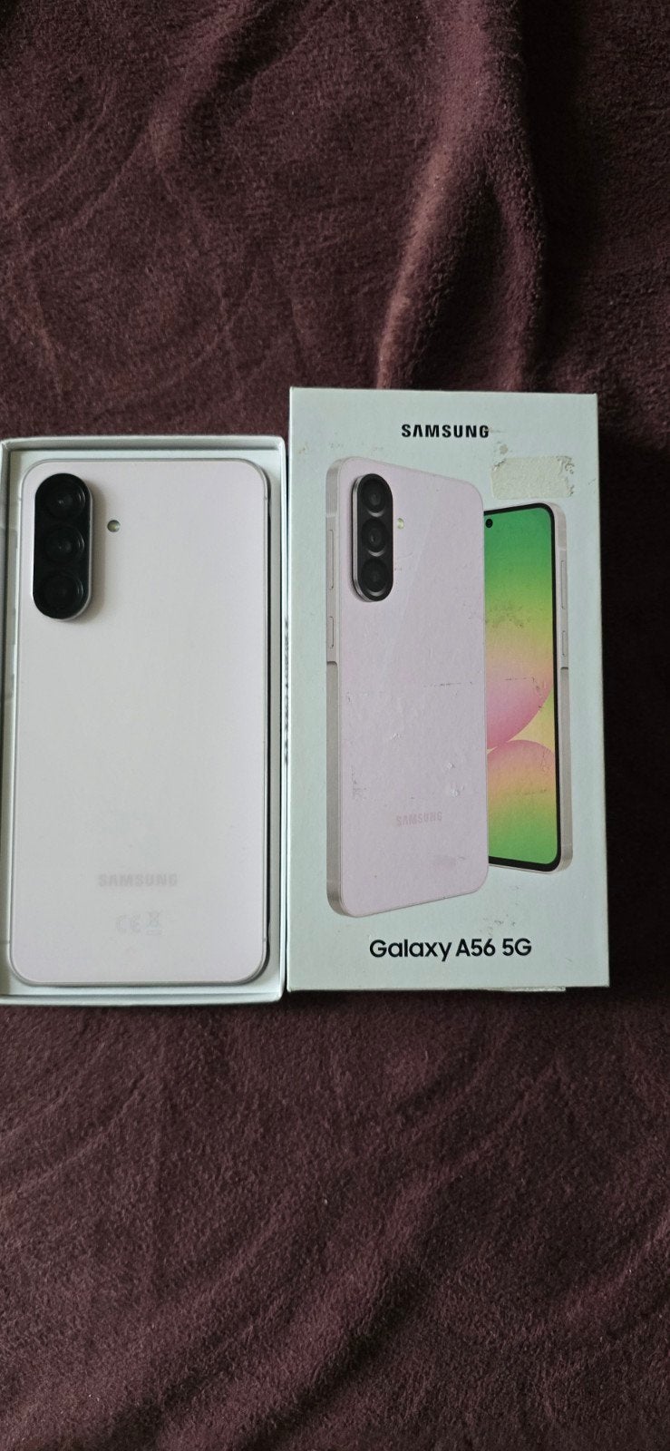 Samsung galaxy A56. 5G, Ophalen, Wit, Zo goed als nieuw, Zonder simlock