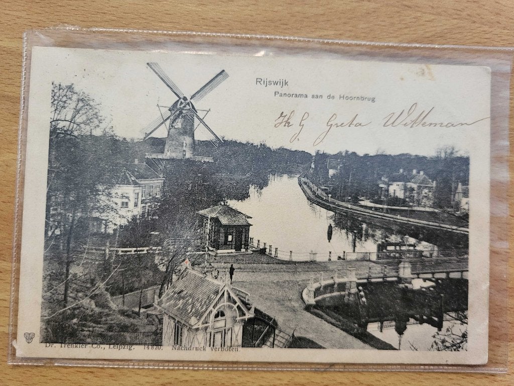 ansicht RIJSWIJK Hoornbrug, Verzamelen, Ophalen of Verzenden, Voor 1920, Zuid-Holland