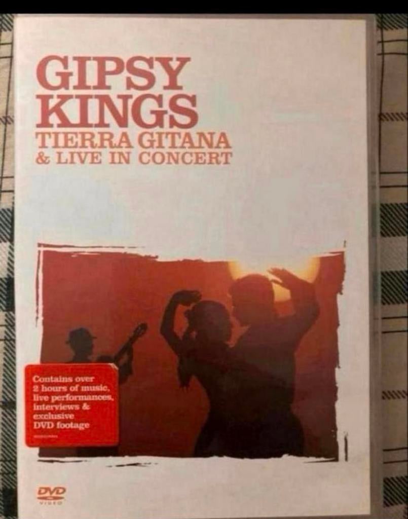 Gipsy Kings Tierra Gitana & Live in concert DVD, Alle leeftijden, Ophalen of Verzenden, Gebruikt