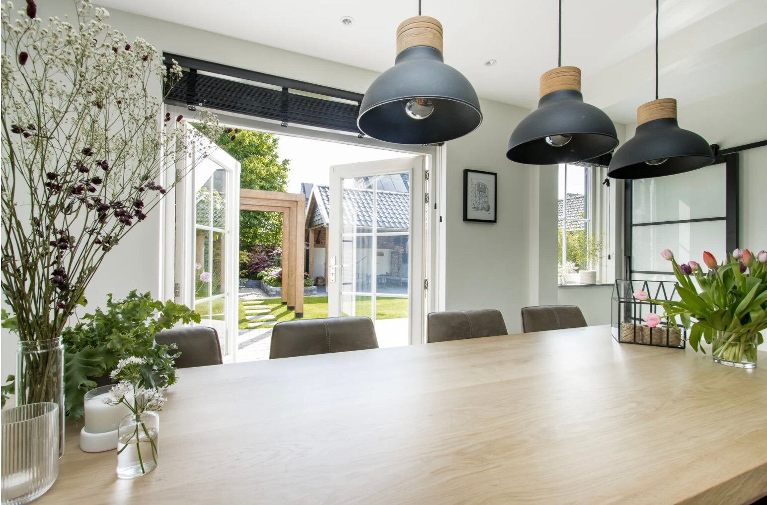 Eettafel Calamero design huiscollectie Morres meubel 260x105, Ophalen, 100 tot 150 cm, 200 cm of meer, Zo goed als nieuw