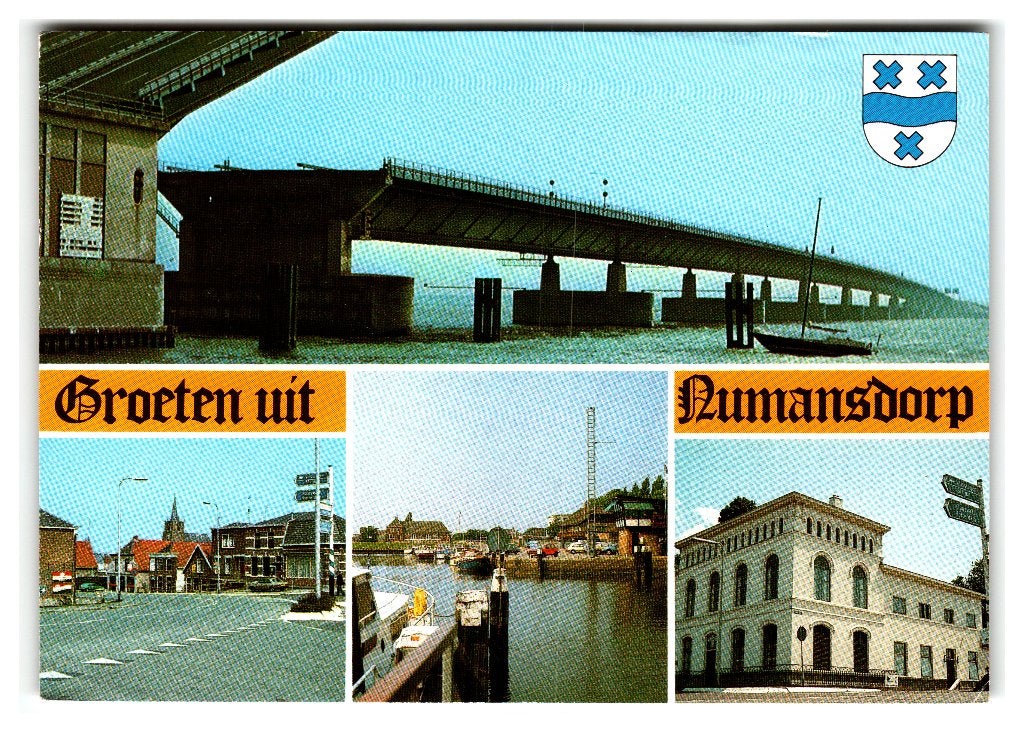 Numansdorp, Groeten uit Numansdorp, Verzenden, 1960 tot 1980, Gelopen, Zuid-Holland