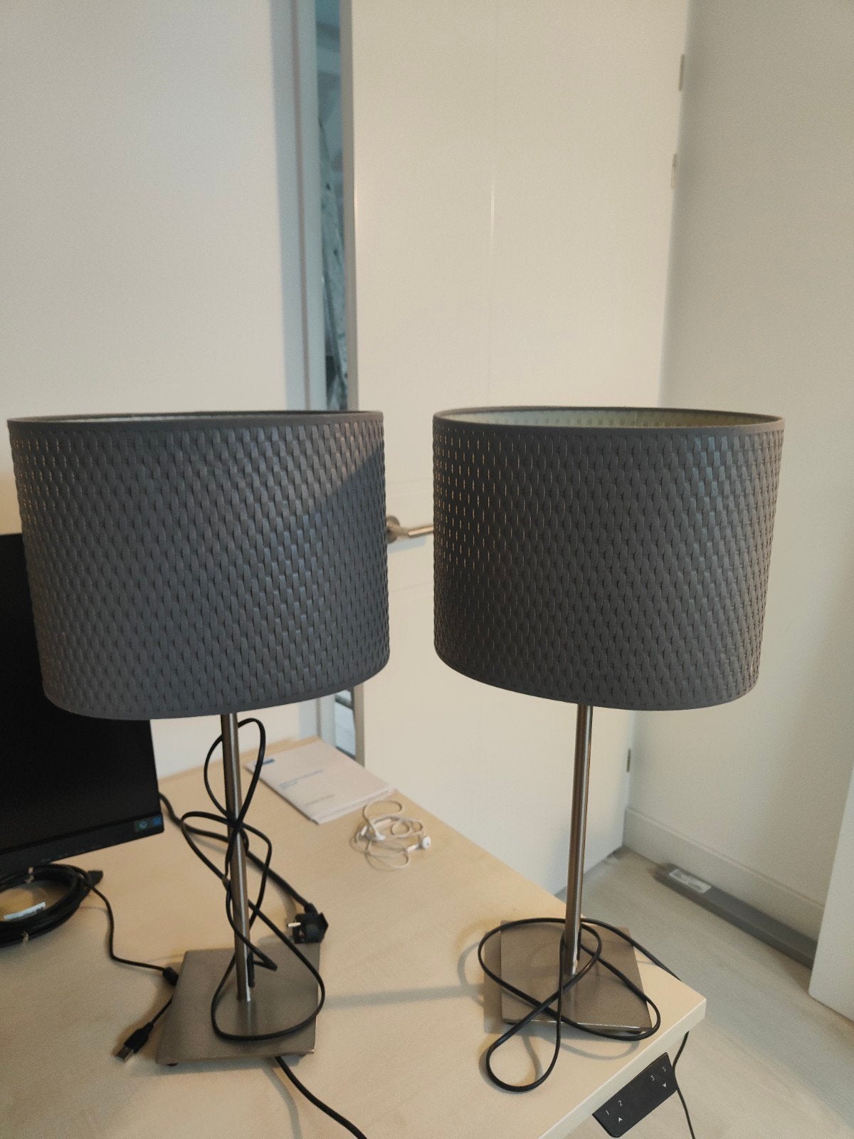Set van 2 Staande Lampen voor Sfeerverlichting, Ophalen, Modern, Sfeervol, E27 (groot), Minder dan 100 cm