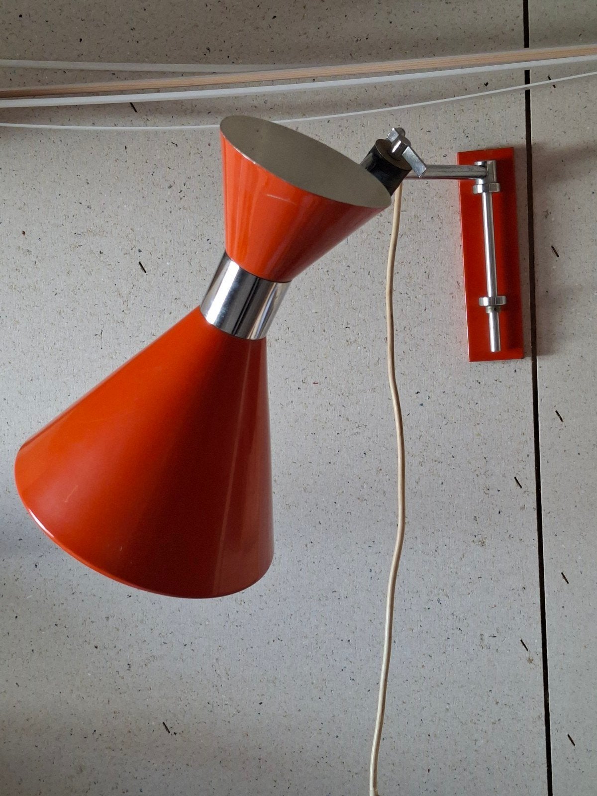 Herda diabolo wandlamp , jaren 60, Huis en Inrichting, Lampen | Wandlampen, Ophalen of Verzenden