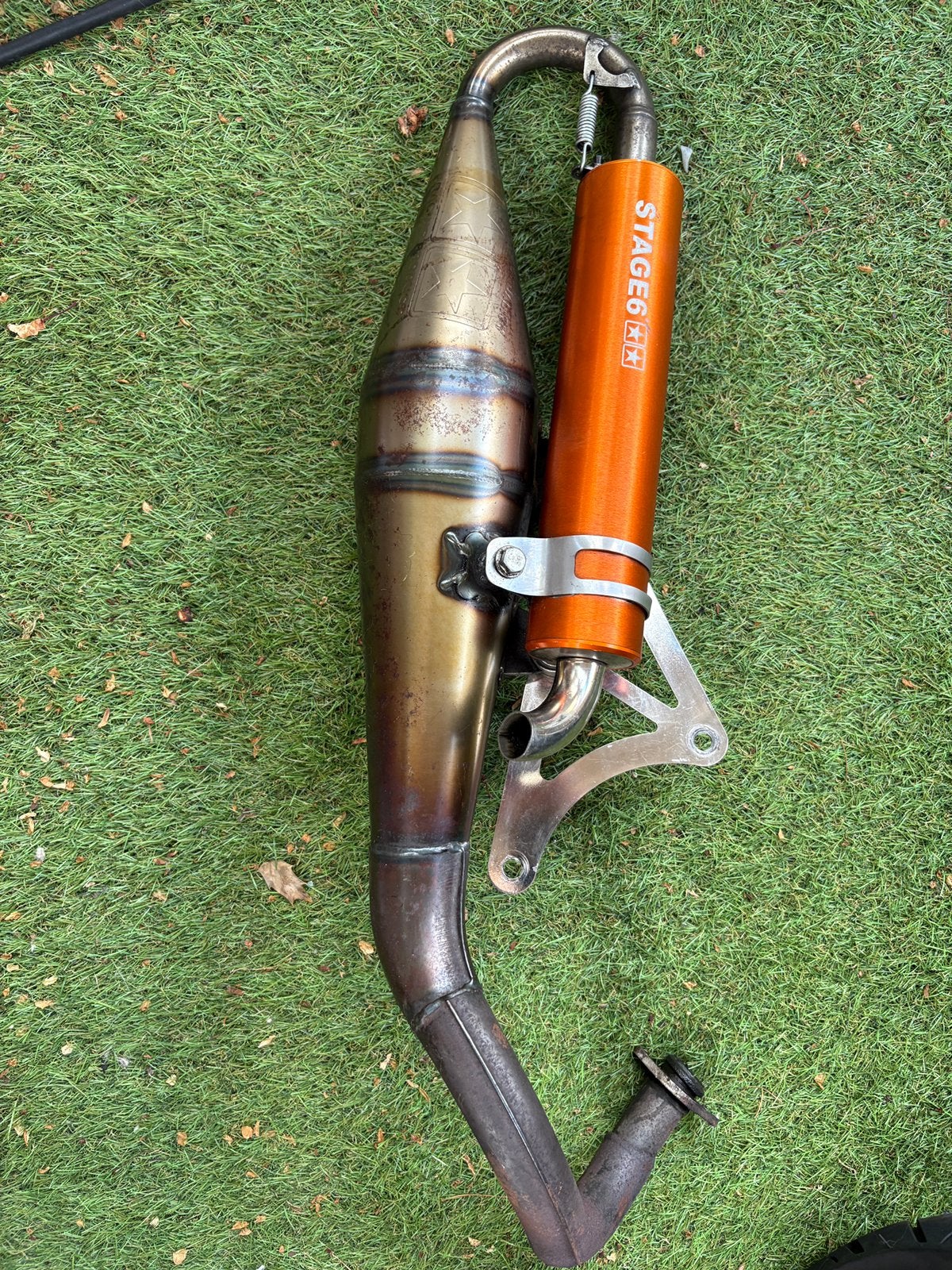 Stage 6 terugloop uitlaat piaggio 50/70cc, Ophalen, Gebruikt