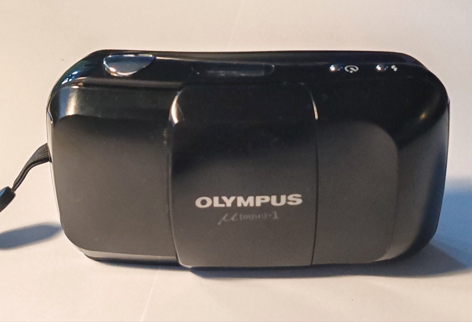 Olympus Mju-1 incl. rolletje + hoesje, Ophalen of Verzenden, Compact, Olympus