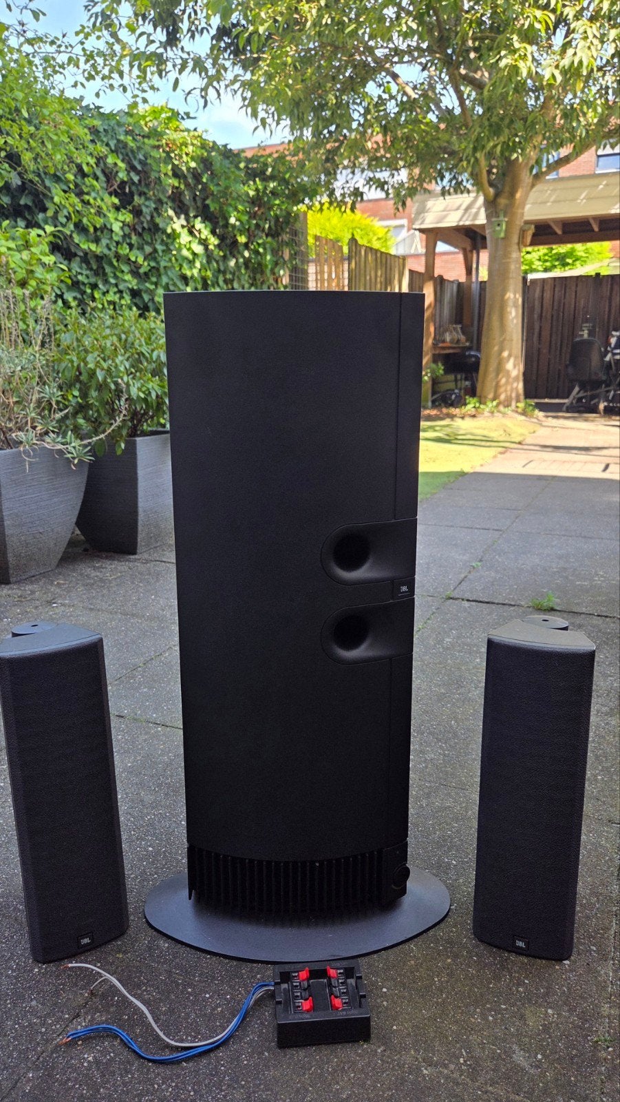 JBL  2.1 Speakerset met subwoofer en satellieten, Audio, Tv en Foto, Luidsprekers, Ophalen, Gebruikt, JBL, 60 tot 120 watt