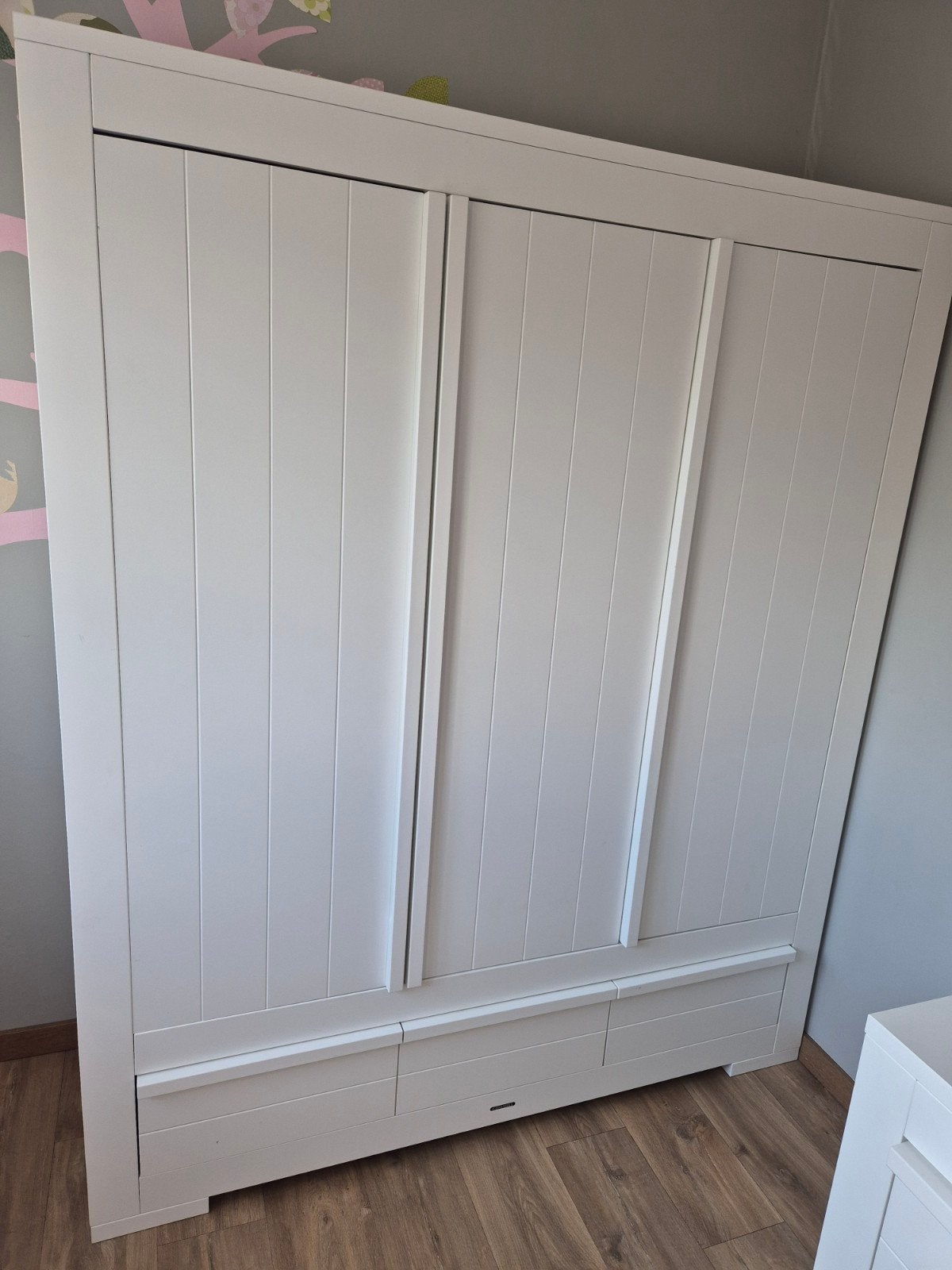 Kidsmill Bretagne III Kledingkast - Wit, Ophalen, Gebruikt, Kast, 105 cm of meer