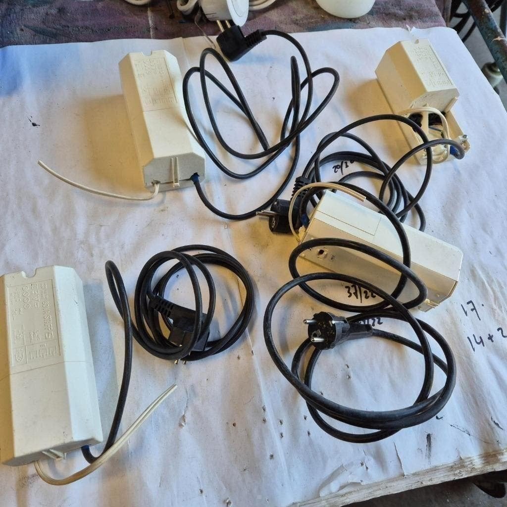 4X STAFF  TRAFO 230-11,5 VOLT WISSEL 60 WATT, Ophalen, Gebruikt