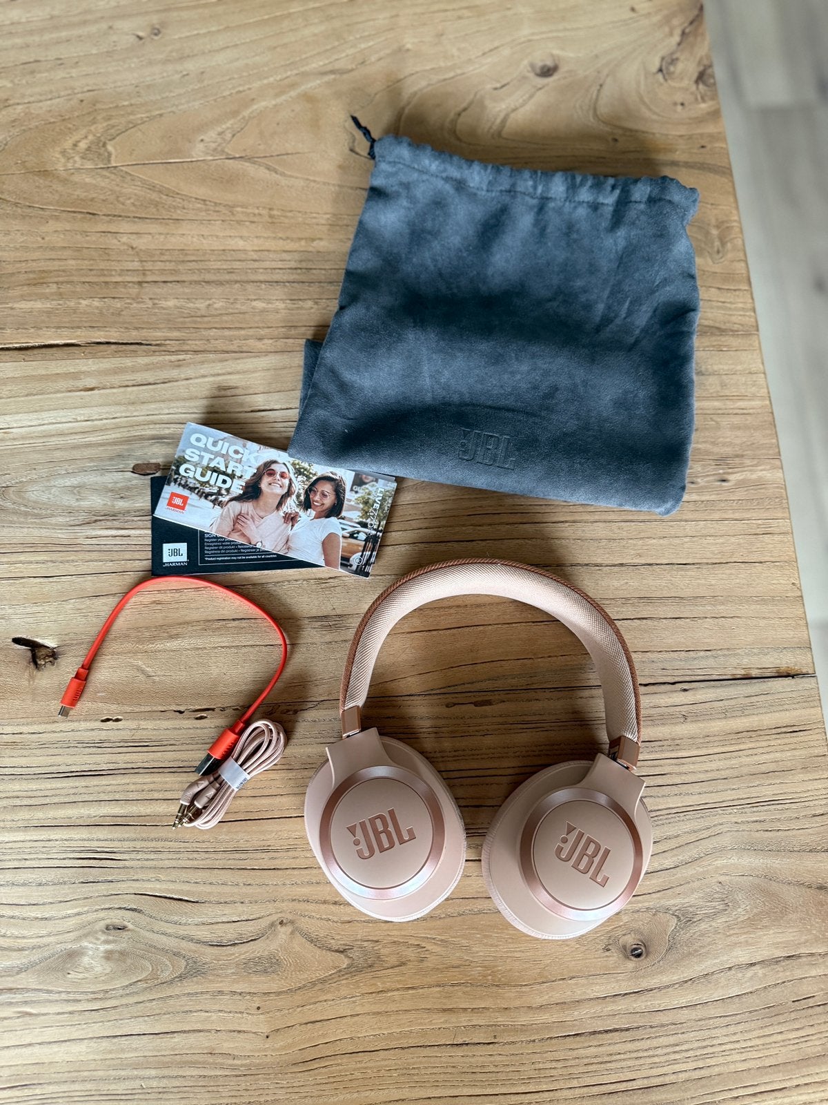 JBL Tune 770NC rose kleur, Ophalen, Zo goed als nieuw