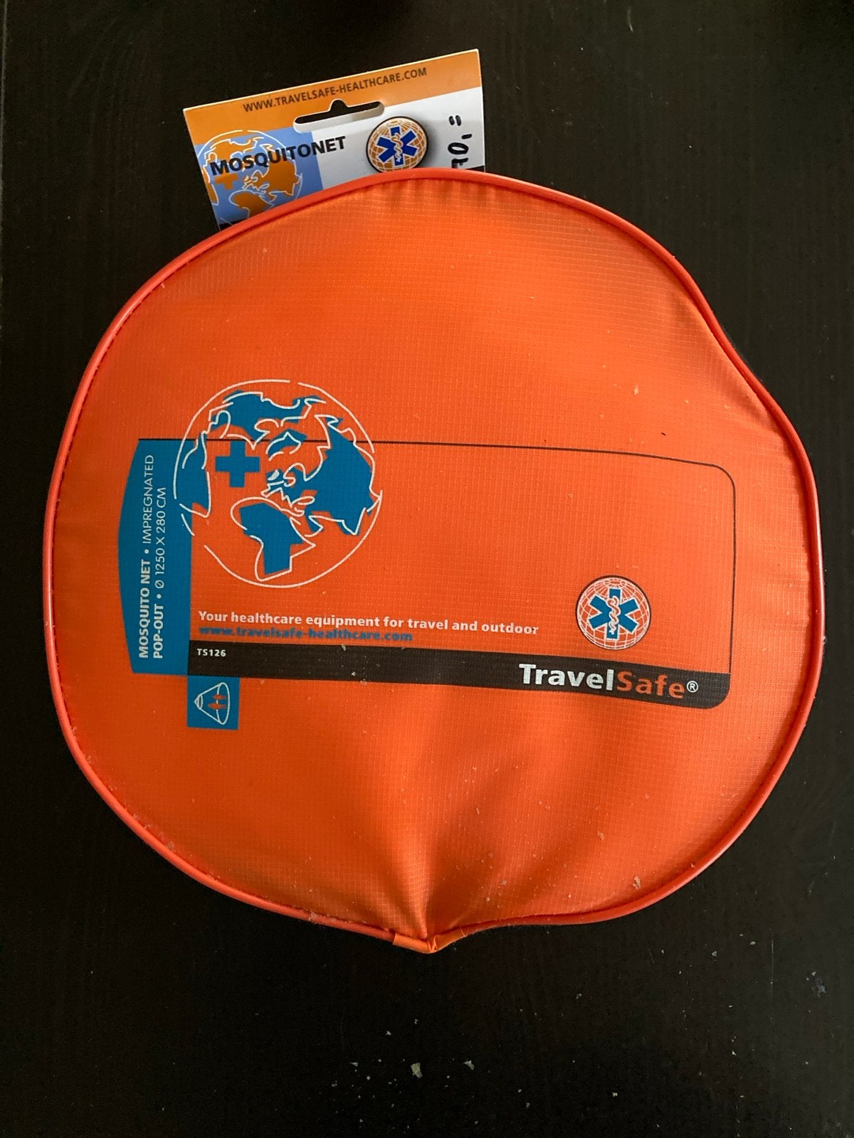 TravelSafe Impregneerd Pop-Out Klamboe Ø 1250 x 280 cm, Ophalen, Zo goed als nieuw