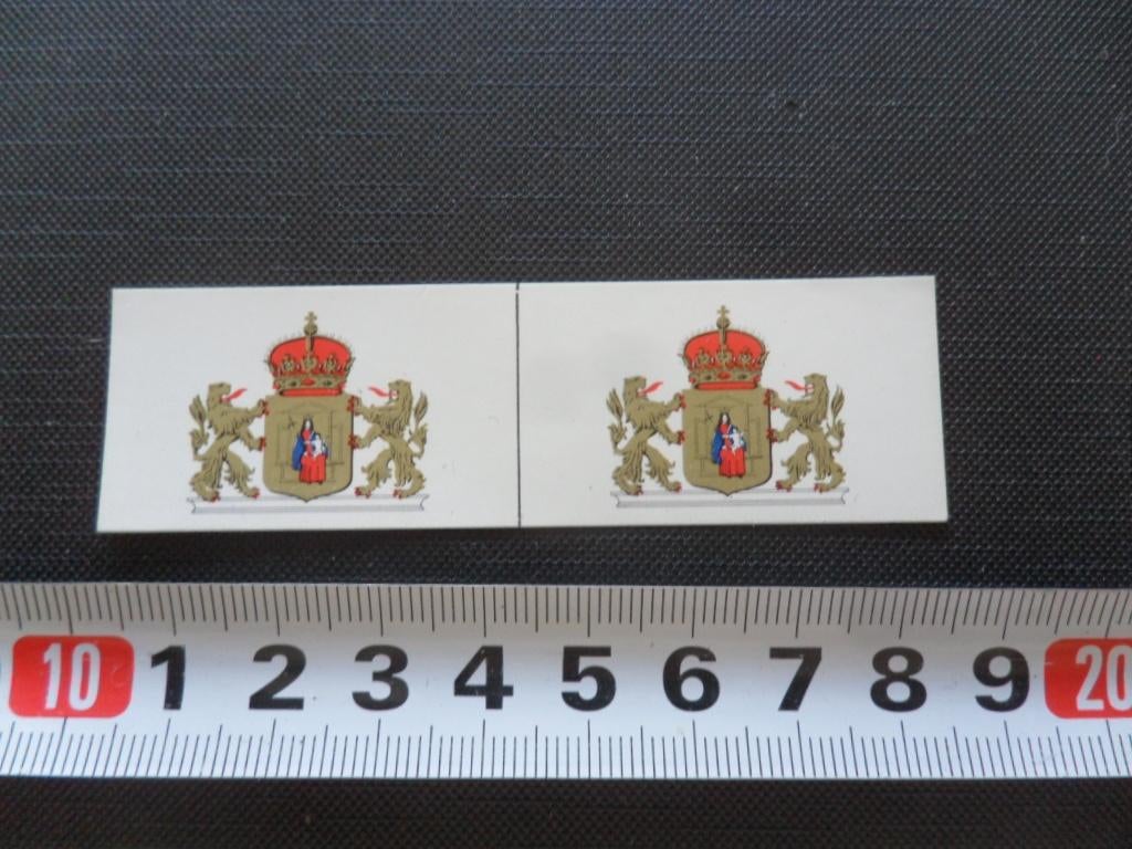 sticker set DRENTHE wapen GB001 *, Ophalen, Zo goed als nieuw