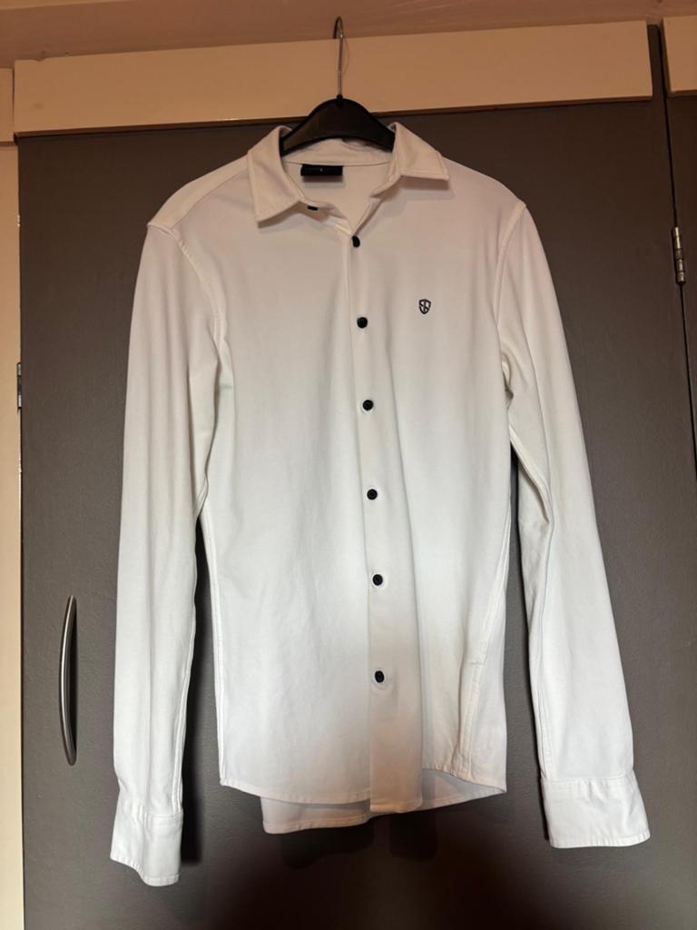 Stangata overhemd mt S, Kleding | Heren, Ophalen of Verzenden, Zo goed als nieuw, Wit