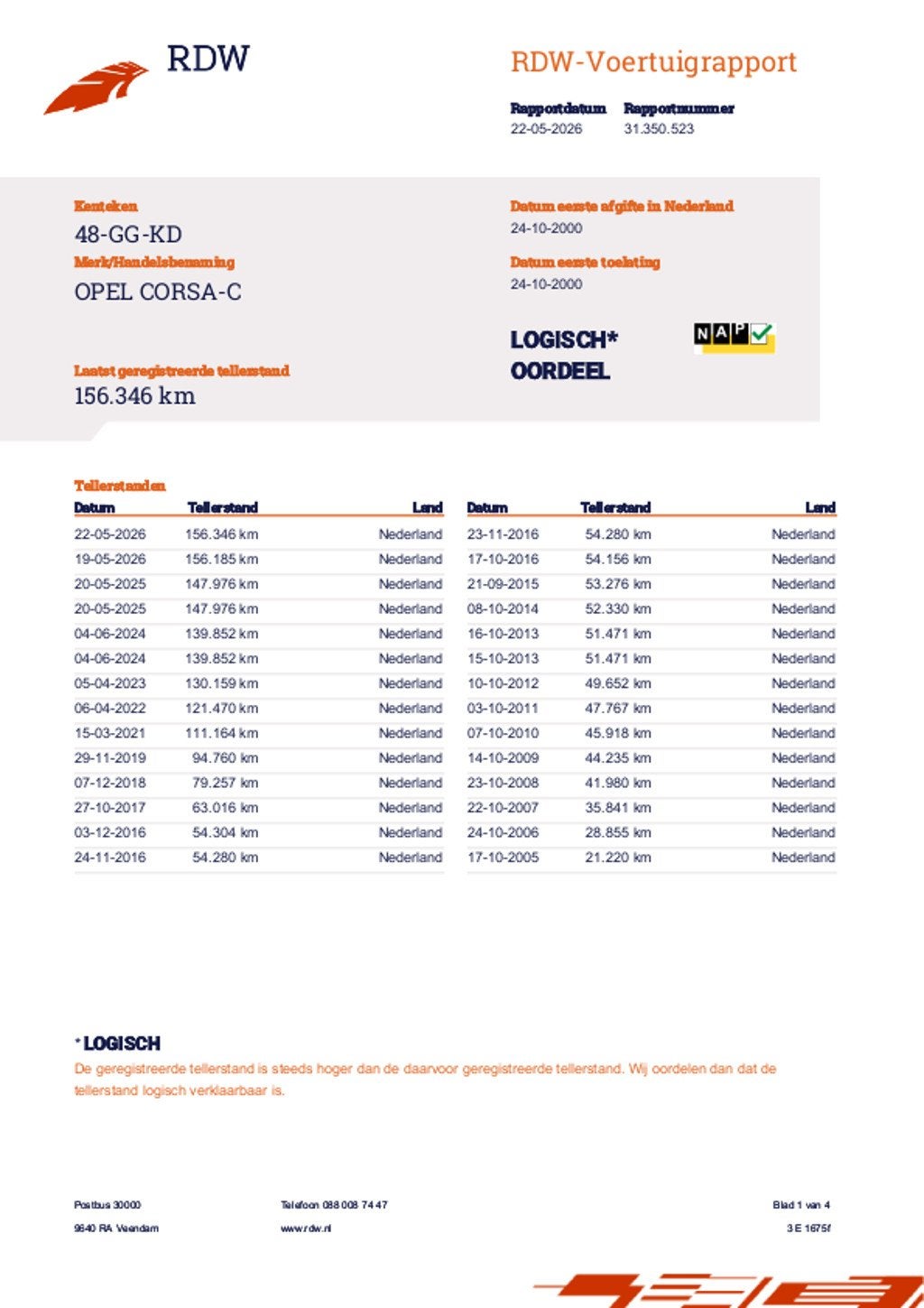 Foto 10 van Opel Corsa 1.0-12V Comfort LAGE KM's 156346 NAP auto is rijb