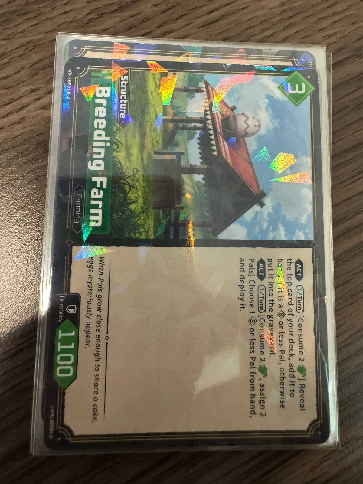 Palworld TCG Rare Holo– Breeding Farm + Cola Vending Machine, Ophalen of Verzenden, Zo goed als nieuw, Meerdere kaarten, Foil