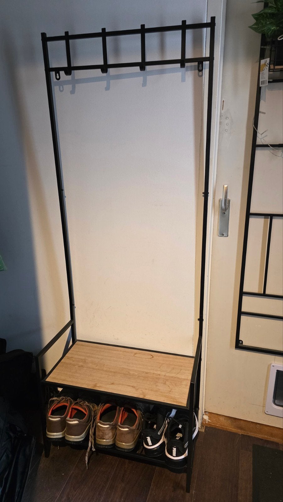 Kapstok met schoenenrek en zitbankje, Huis en Inrichting, Kasten | Schoenenrekken, Ophalen, Gebruikt