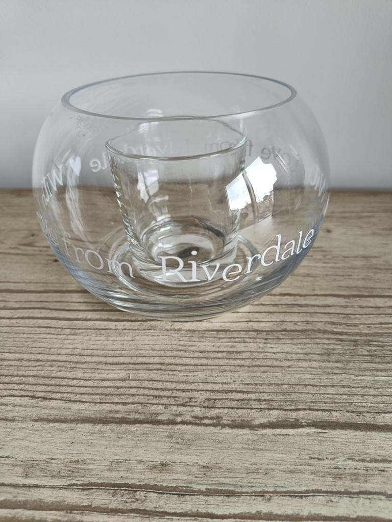 Riverdale Windlicht Vaas Hurricane Glass 15cm, Overige kleuren, Ophalen of Verzenden, Minder dan 50 cm, Glas