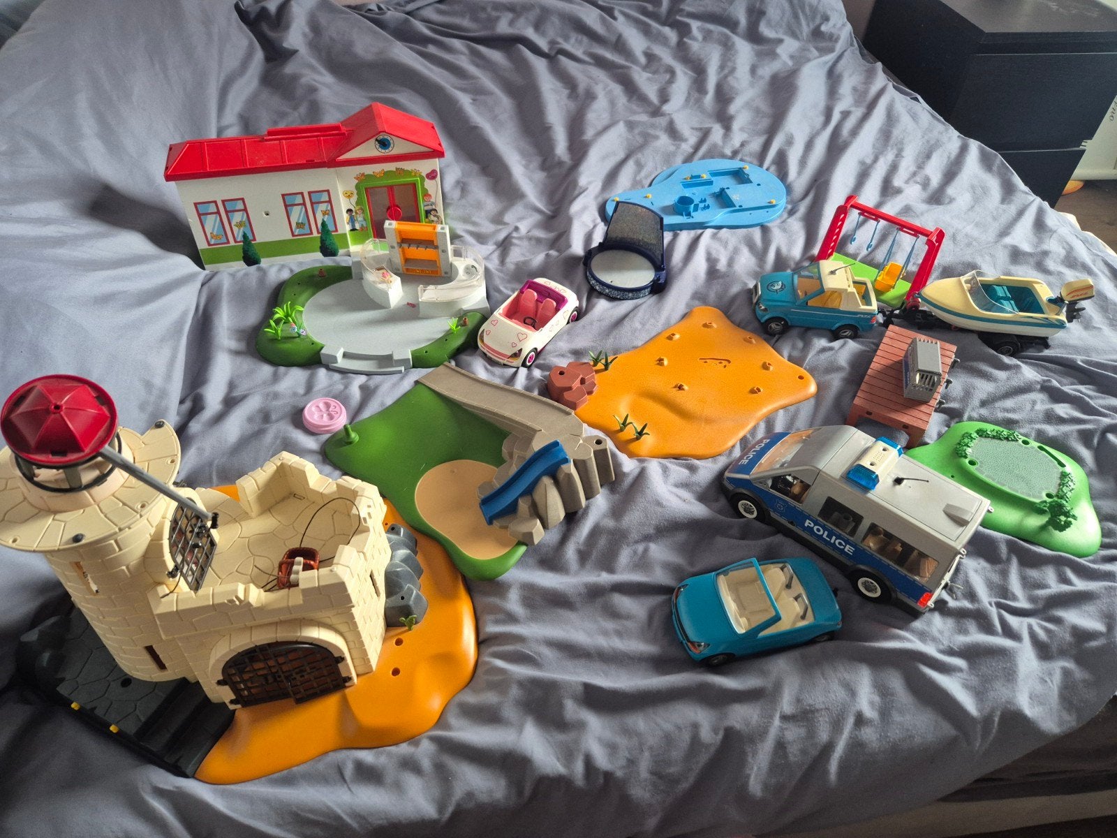 Heel veel playmobil, Ophalen