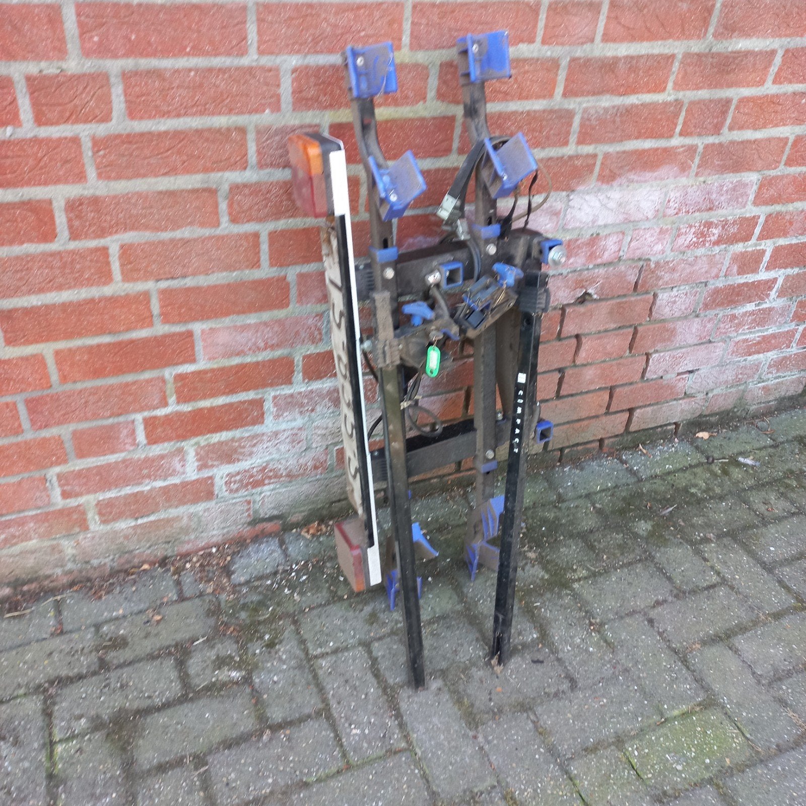 Compacte trekhaak fietsendrager voor 2 fietsen, Ophalen of Verzenden, 2 fietsen, Gebruikt, Trekhaakdrager