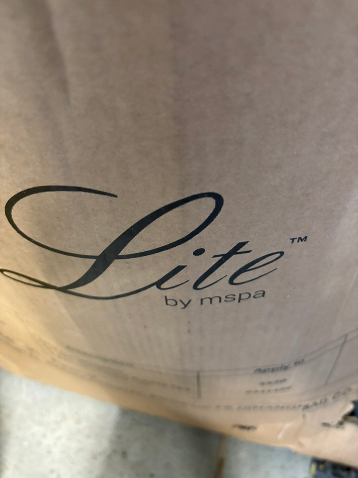 Lite  by MSpa opblaasbaar bubbelbad, Ophalen, Zo goed als nieuw, Filter, Opblaasbaar
