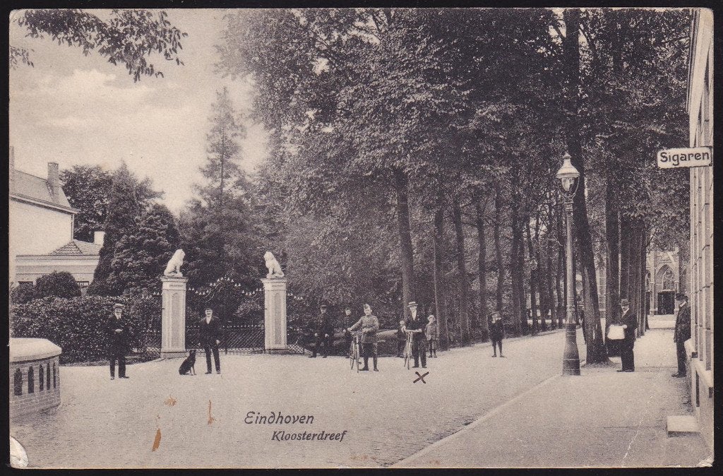 Eindhoven Kloosterdreef Ten Hagestraat 1916 ongelopen, Ophalen of Verzenden, Voor 1920, Ongelopen, Noord-Brabant