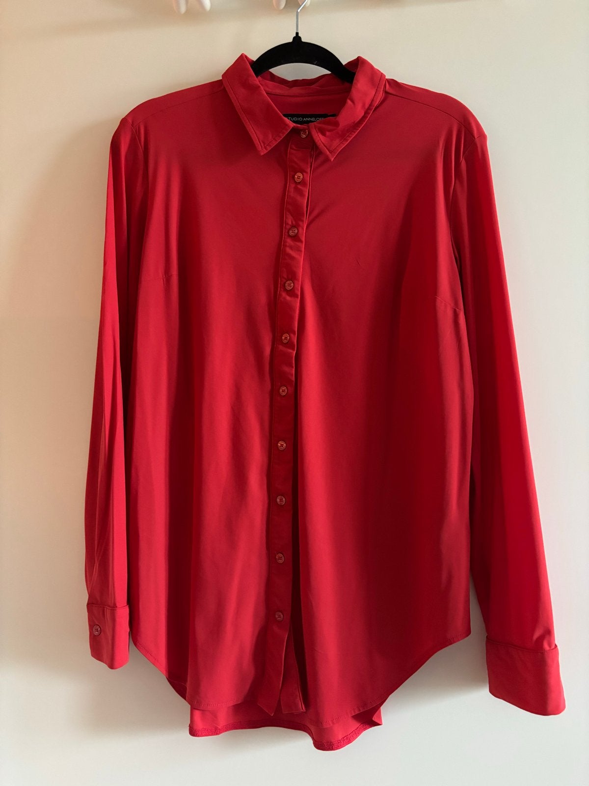 Studio Anneloes Blouse Rood Maat L, Ophalen of Verzenden, Zo goed als nieuw, Maat 42/44 (L), Rood