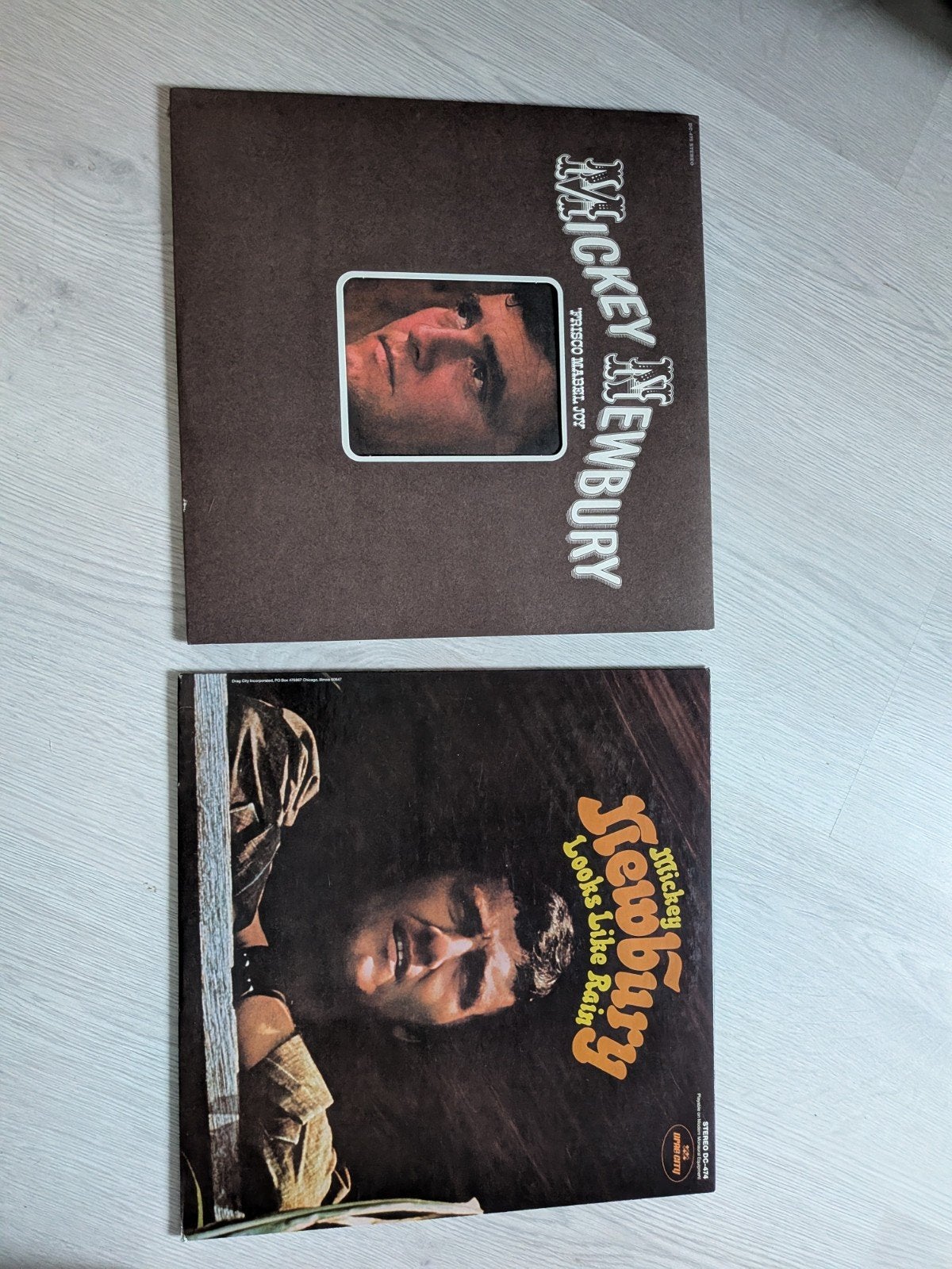 Mickey Newbury - Looks Like Rain & Frisco Mabel Joy, Cd's en Dvd's, LP, Gebruikt, Gesigneerd, Ophalen of Verzenden