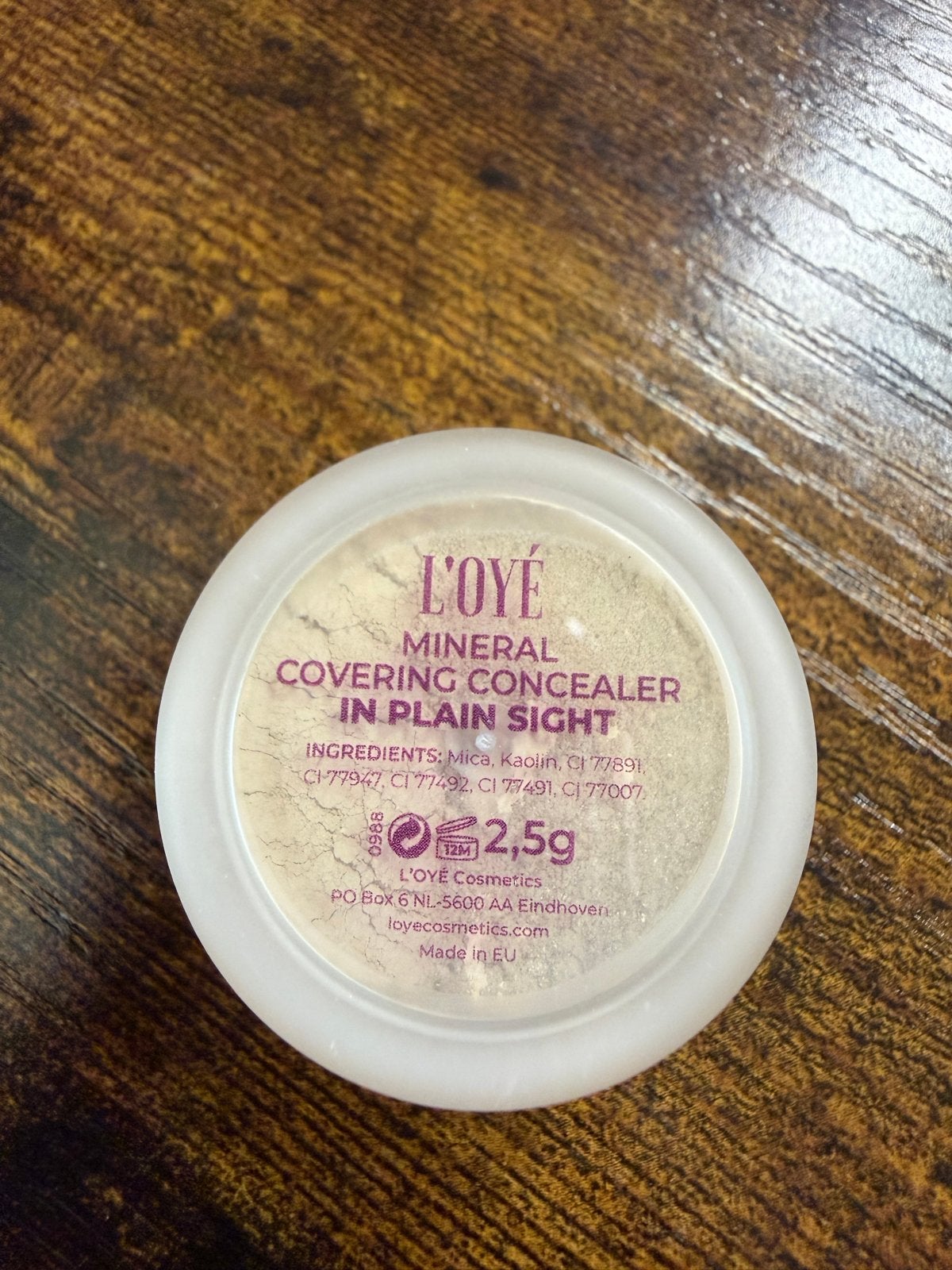 L’oyé Mineral Covering Concealer - Nieuw & Z.g.a.n., Gehele gezicht, Beige, Nieuw, Ophalen of Verzenden