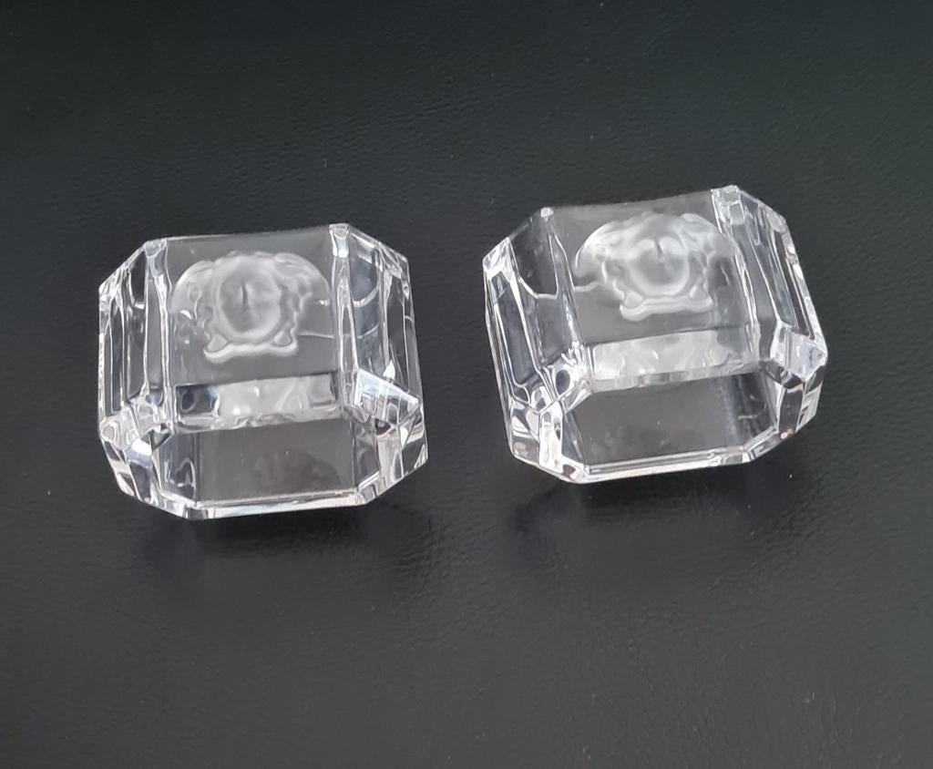 Set van 2 versace medusa napkin rings, Ophalen of Verzenden