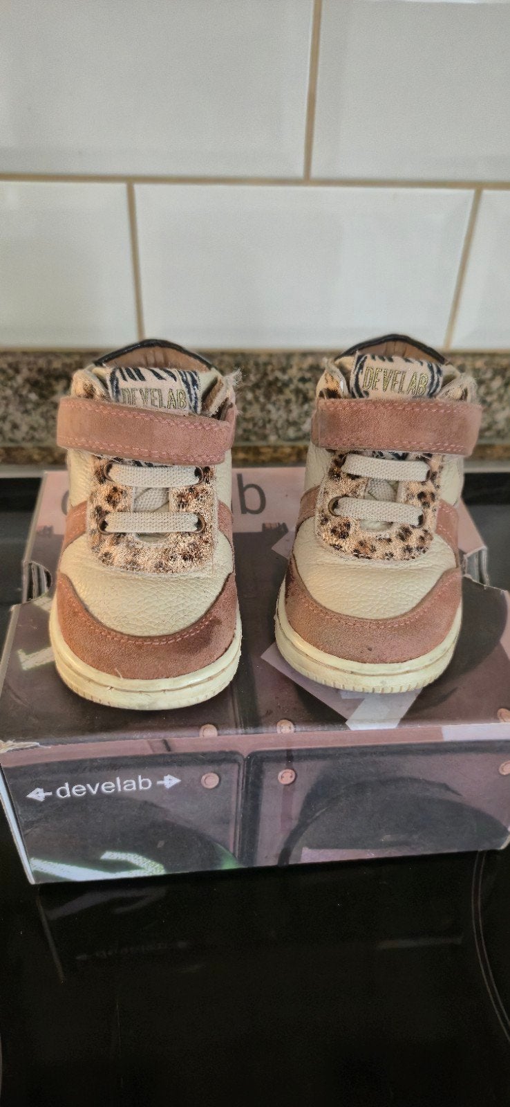 Develab schoentjes maat 21, Gebruikt, Develab, Jongen of Meisje, Schoenen